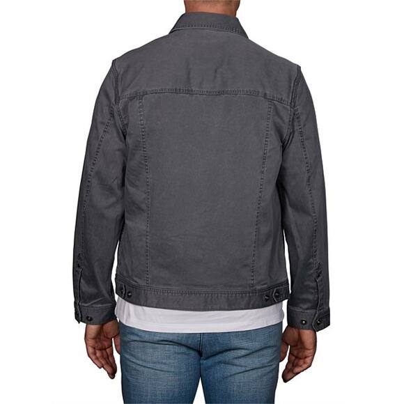 Tommy Bahama BORACAY JEAN JACKETTrucker Jacket XXL Gray Tencel Cotton Blend NWOT - Picture 4 of 9